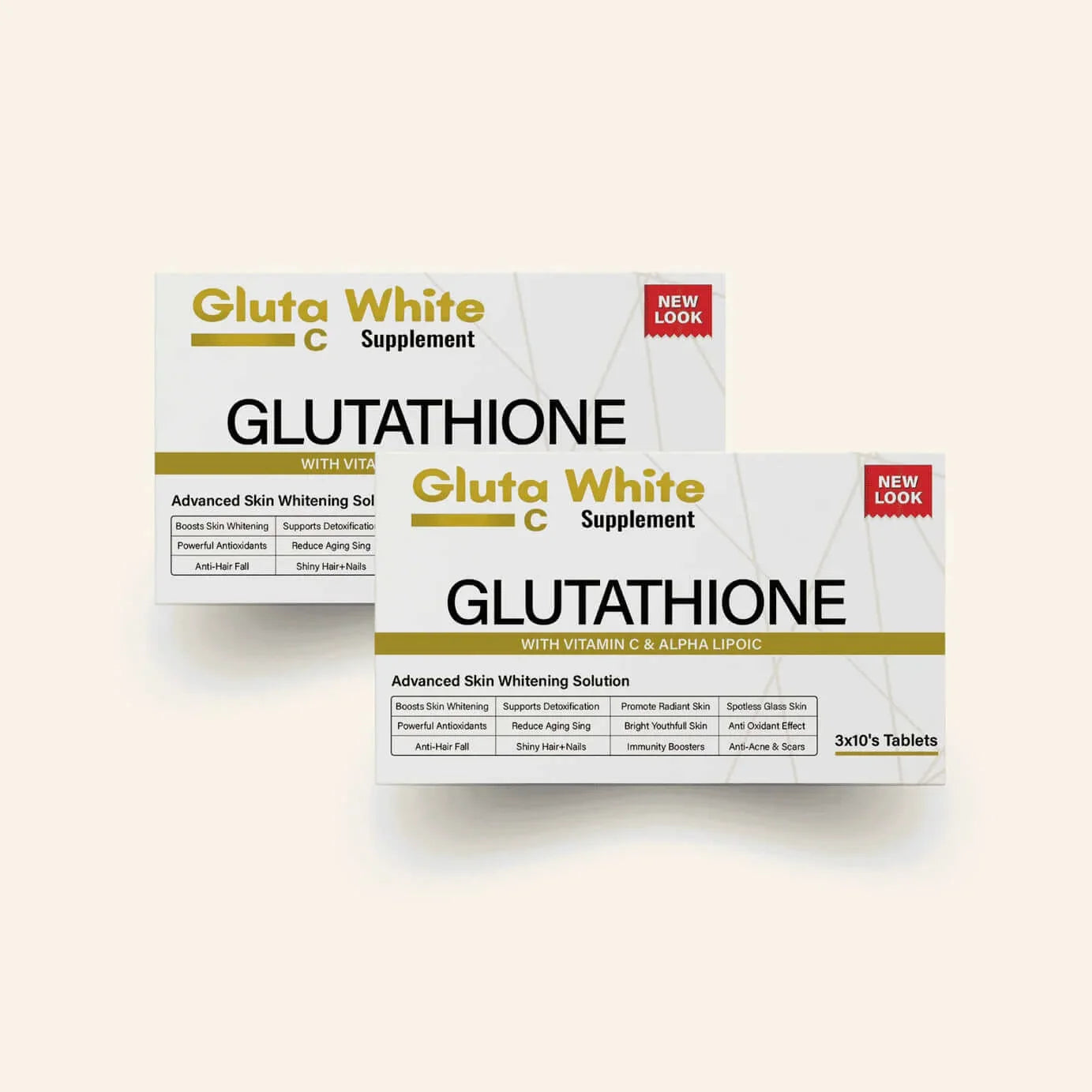 new white glutathione Gluta White® + VitaminC Capsules 1000 mcg ml