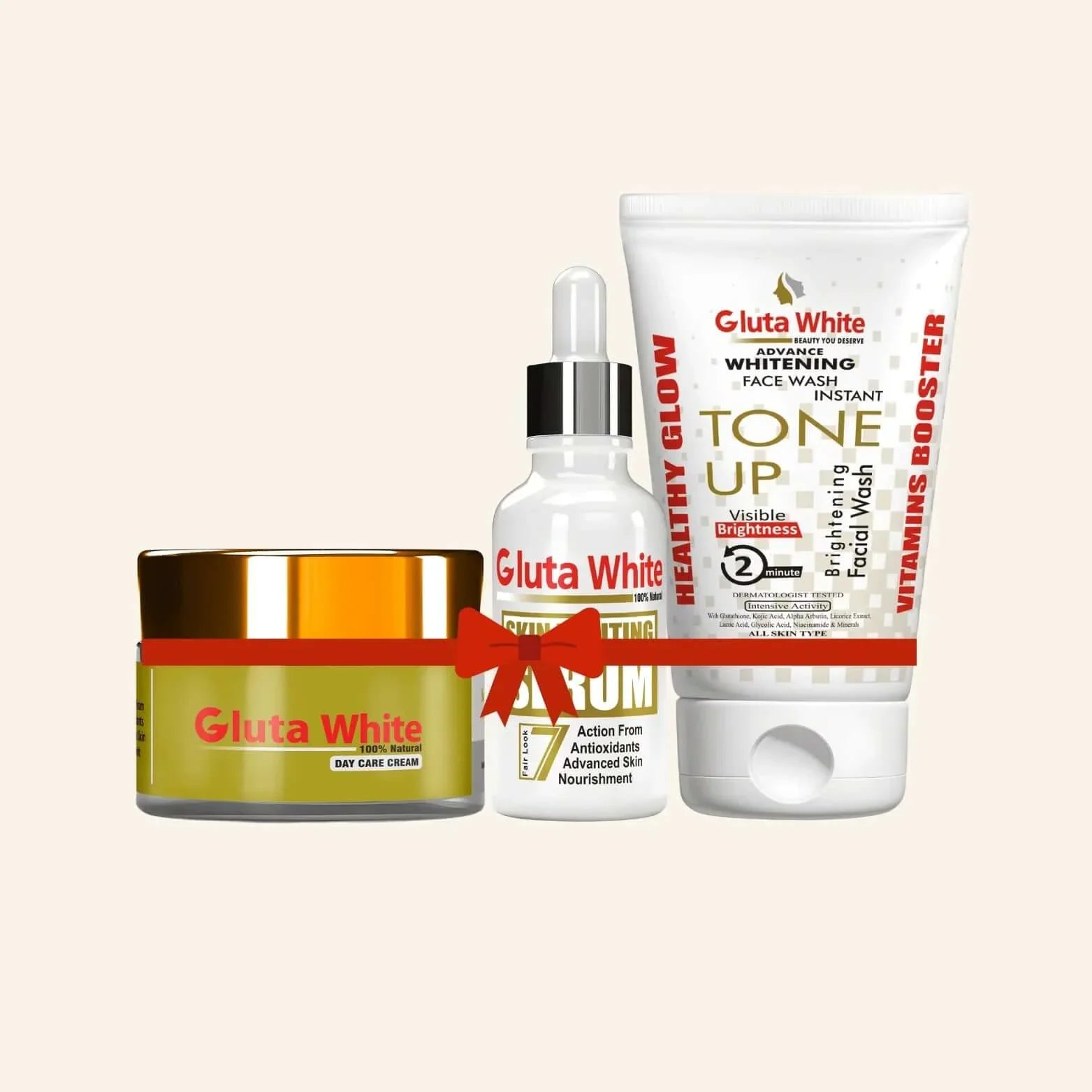 glutathione whitening day cream Gluta White® Care Bundle كريم جلو للوجه Esther Formula Glutathione IMATCHME Selection:2 fl oz