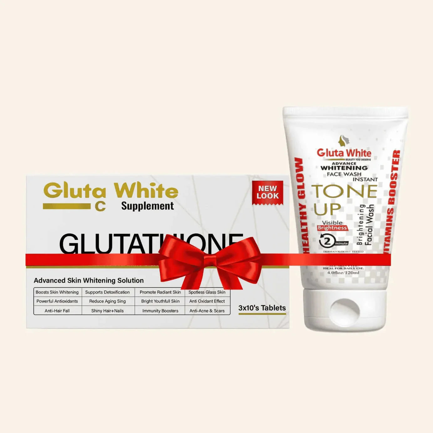 Gluta White® Glutathione Capsules & Tone Up Face Wash – GLUTA WHITE