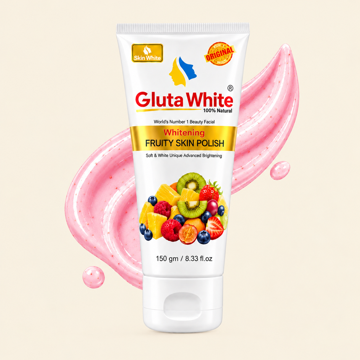 Gluta White Whitening Fruity Skin Polish