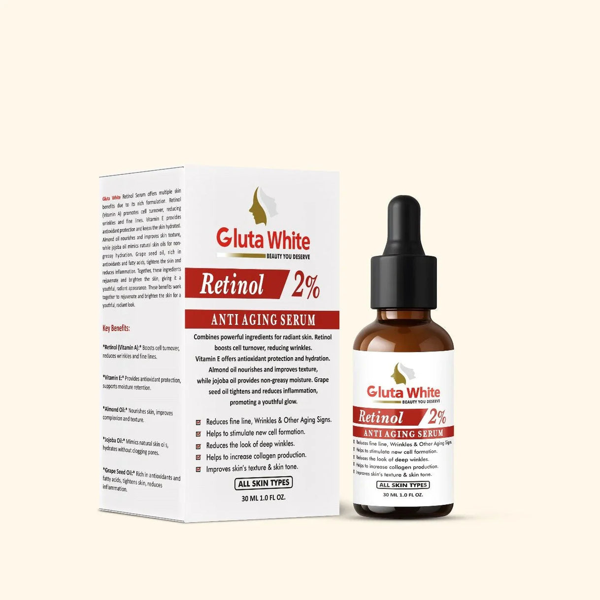 Gluta White® Retinol 2% Serum