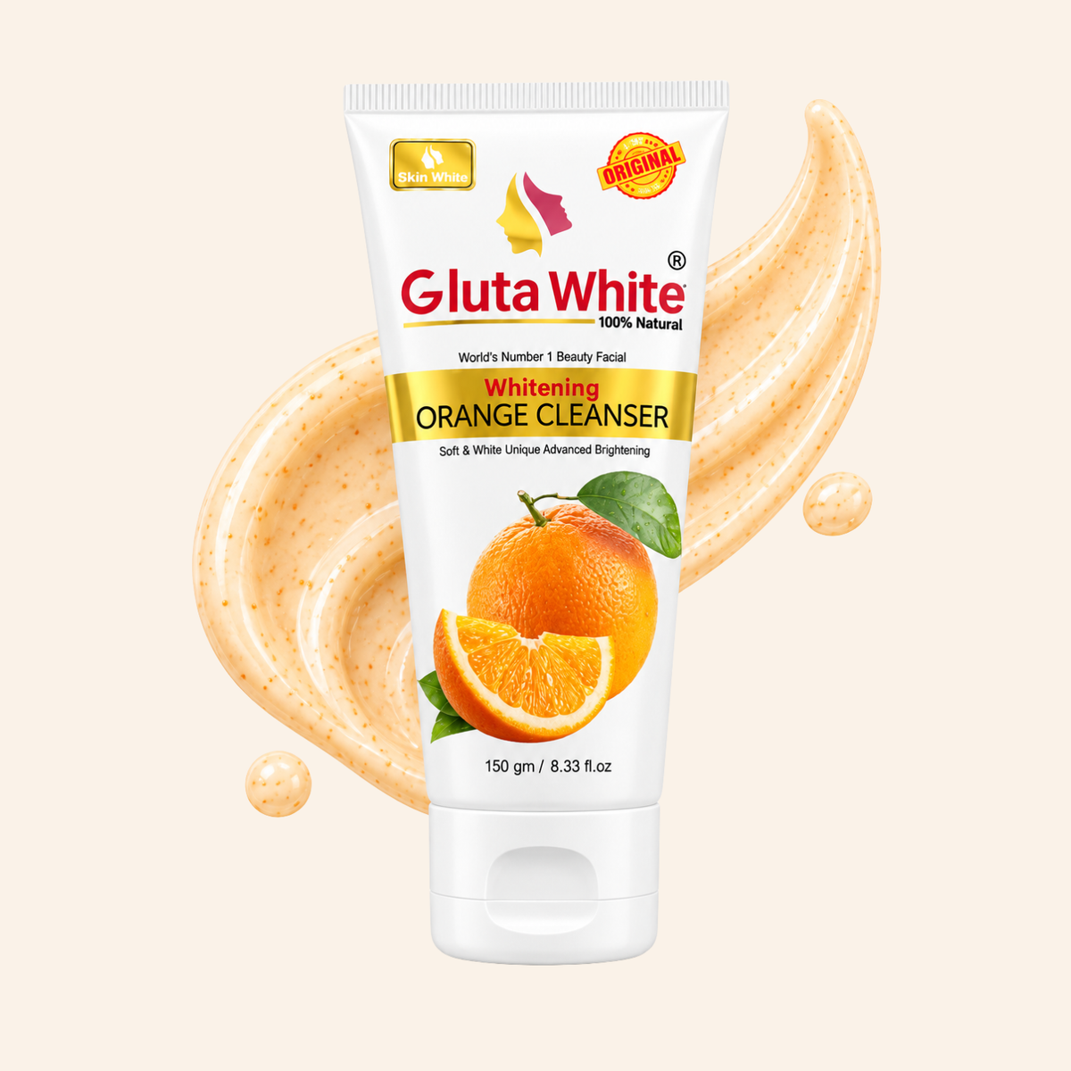 Gluta White Whitening Orange Cleanser