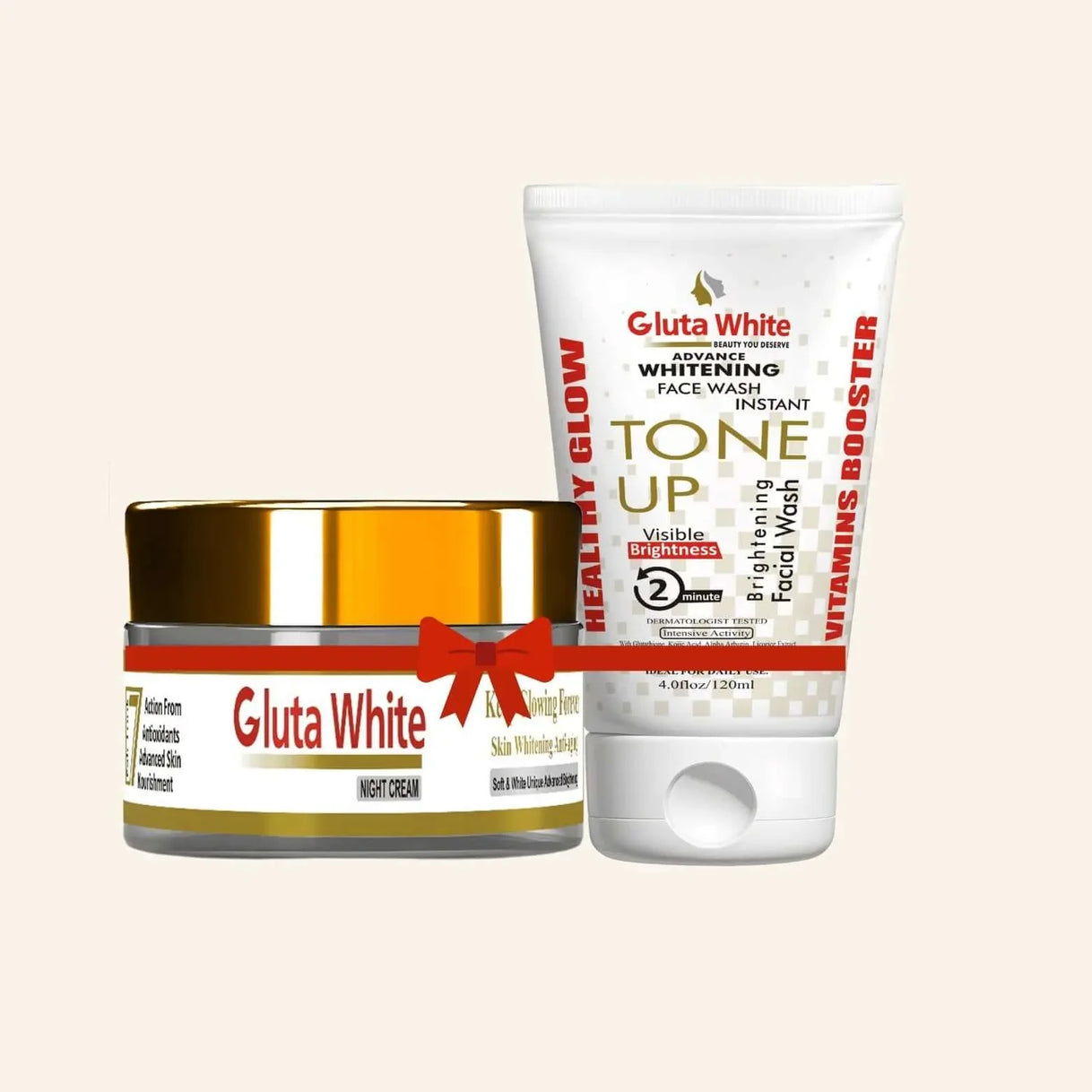 Gluta White® Night Cream & Face Wash