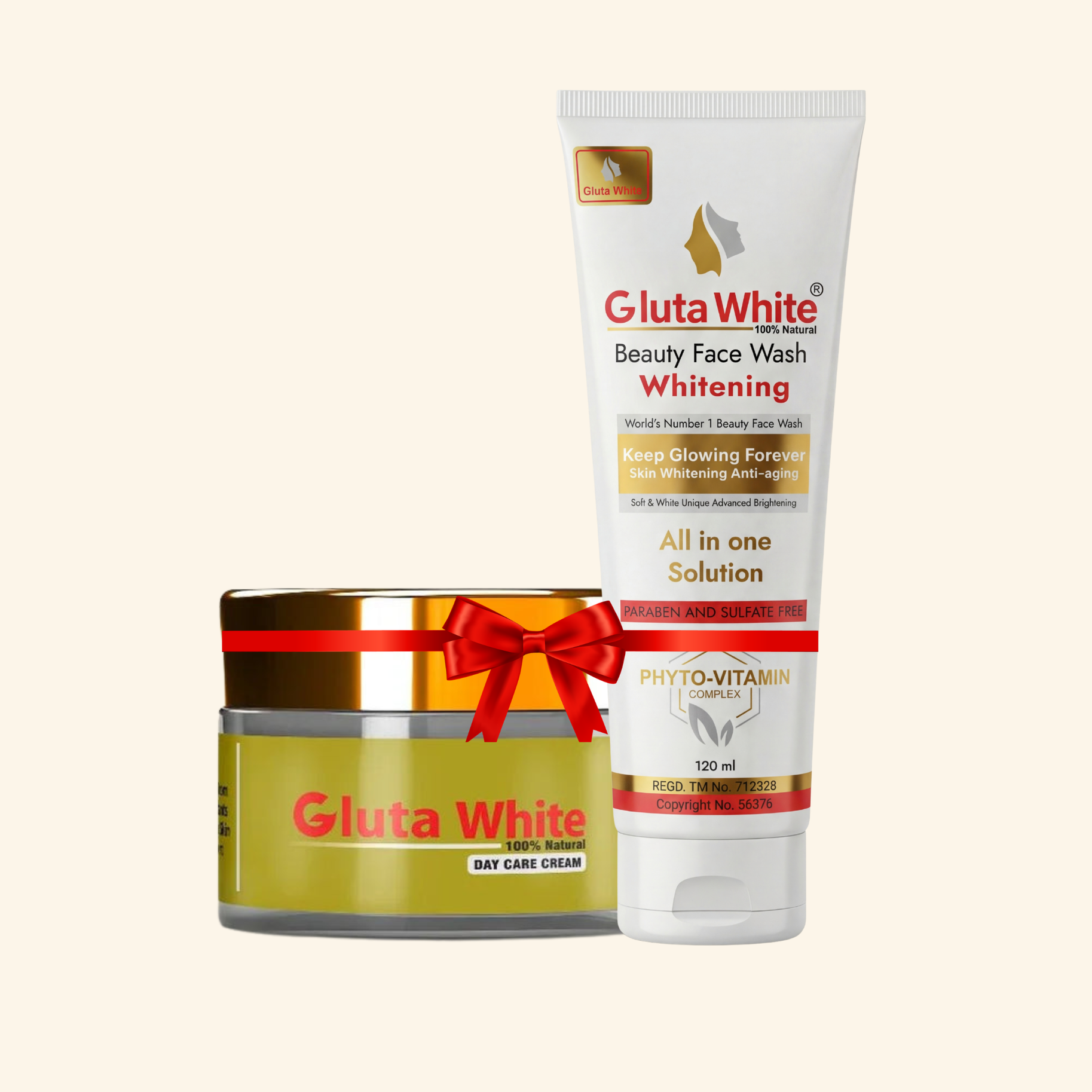 Gluta White Day Cream + Face Wash